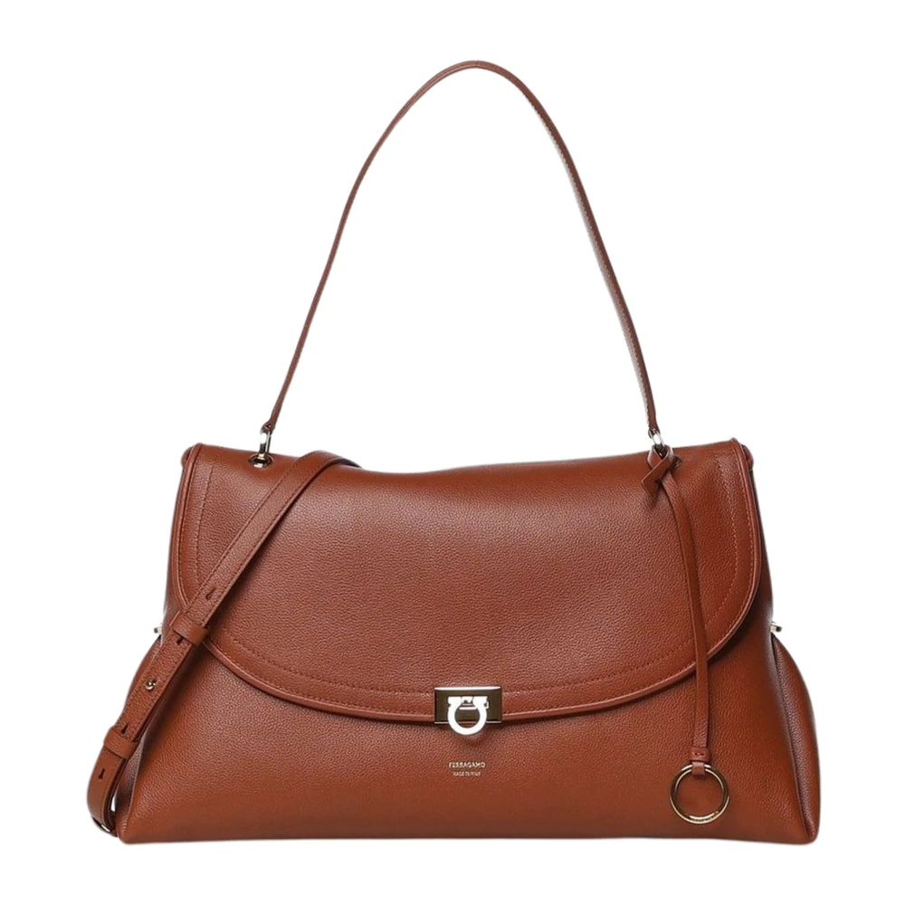 Ferragamo Donna Marrone - Shoulder Bags - Bags - One Size