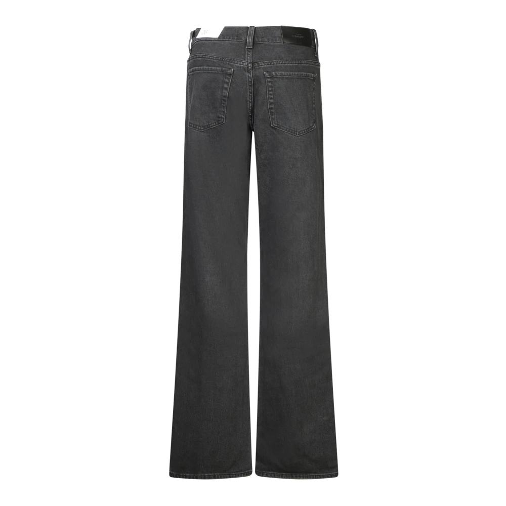 7 For All Mankind Wijde Jeans Trendy en Comfortabel Gray Dames