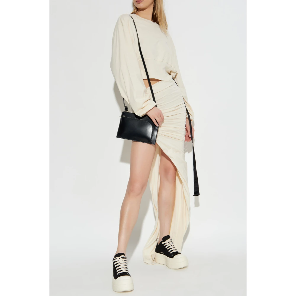 Rick Owens Gedrapeerde Rok Beige Dames