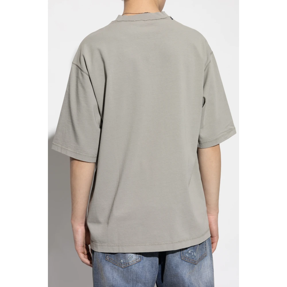 Dolce & Gabbana T-shirt met print Gray Heren