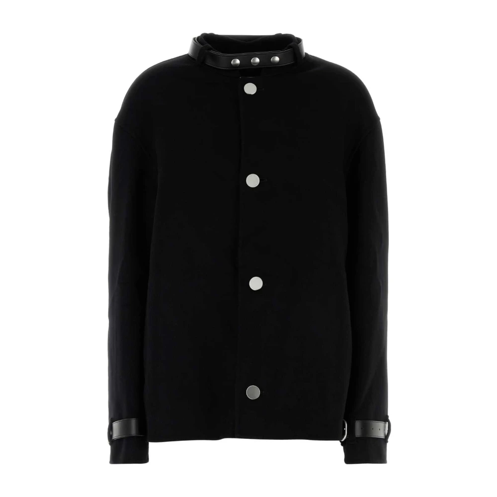 Jil Sander Elegante Zwarte Kasjmierjas Black Dames