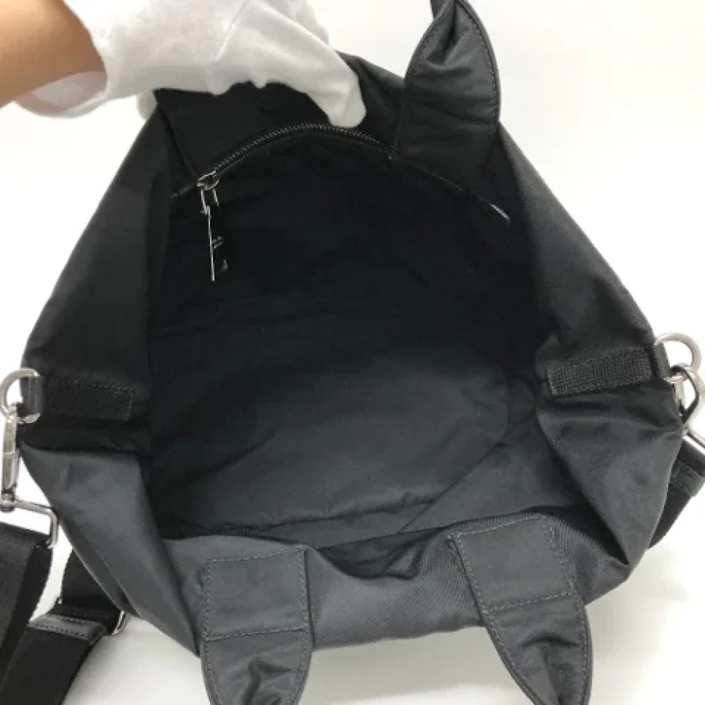 Prada Vintage Pre-owned Nylon prada-bags Gray Dames