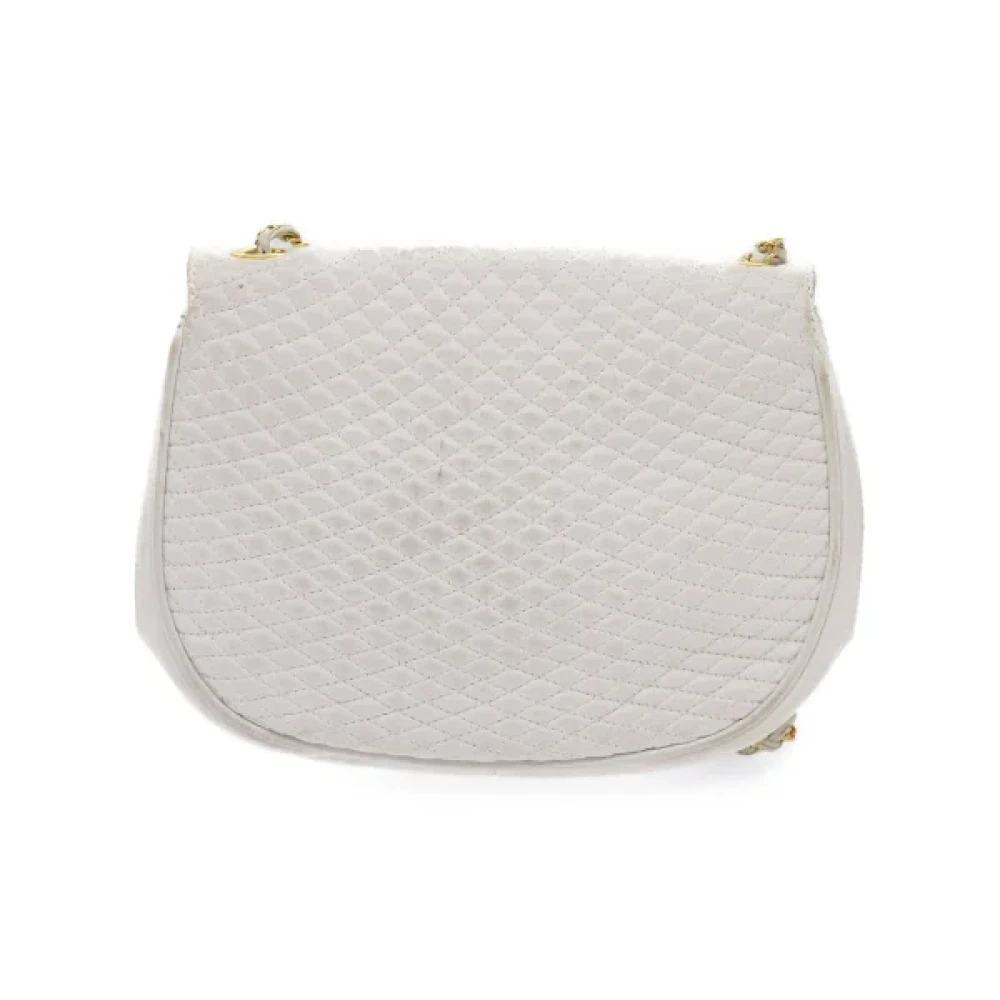 Bally Pre-owned Leather shoulder-bags White Dames