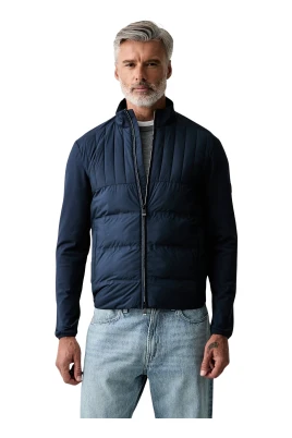 Quilted Hybrid Full Zip Sweat