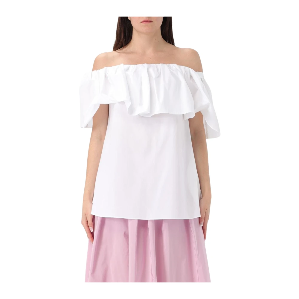 Max Mara Studio Mujer Blanco Blusas Y Camisas, Talla: S