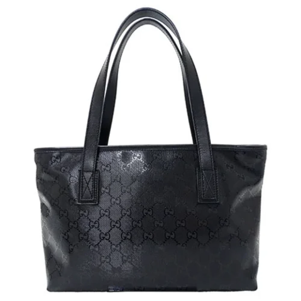 Gucci Vintage Pre-owned Plastic gucci-bags Black Dames