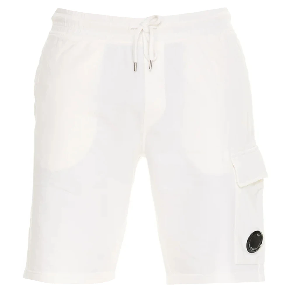 C.P. Company Klassieke katoenen bermuda shorts White Heren