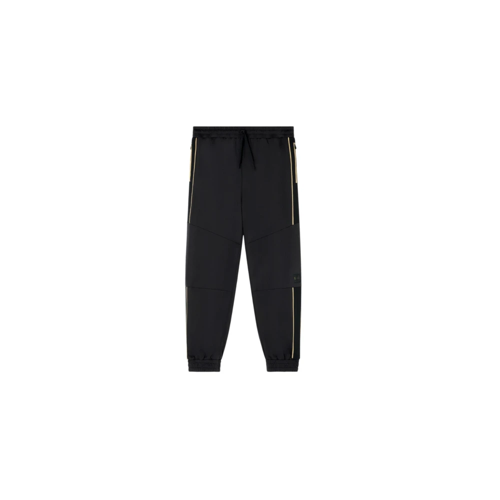 Emporio Armani Ea7 Uomo Nero Pantaloni Slim Fit
