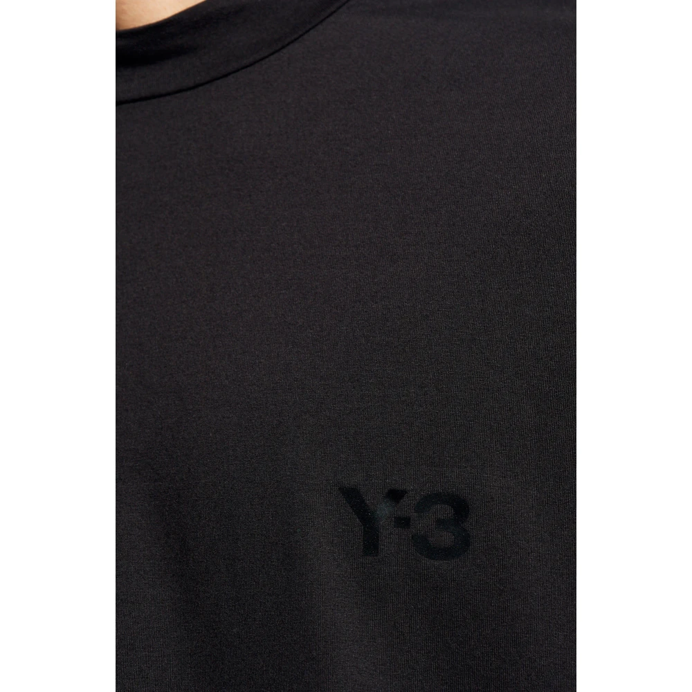 Y-3 T-shirt met lange mouwen Black Heren
