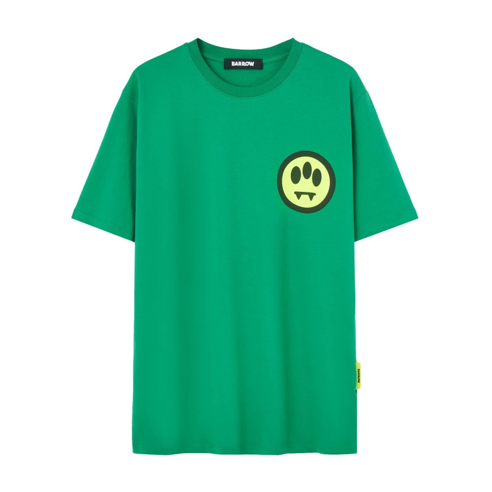 Barrow Groen Logo T-Shirt Green Heren
