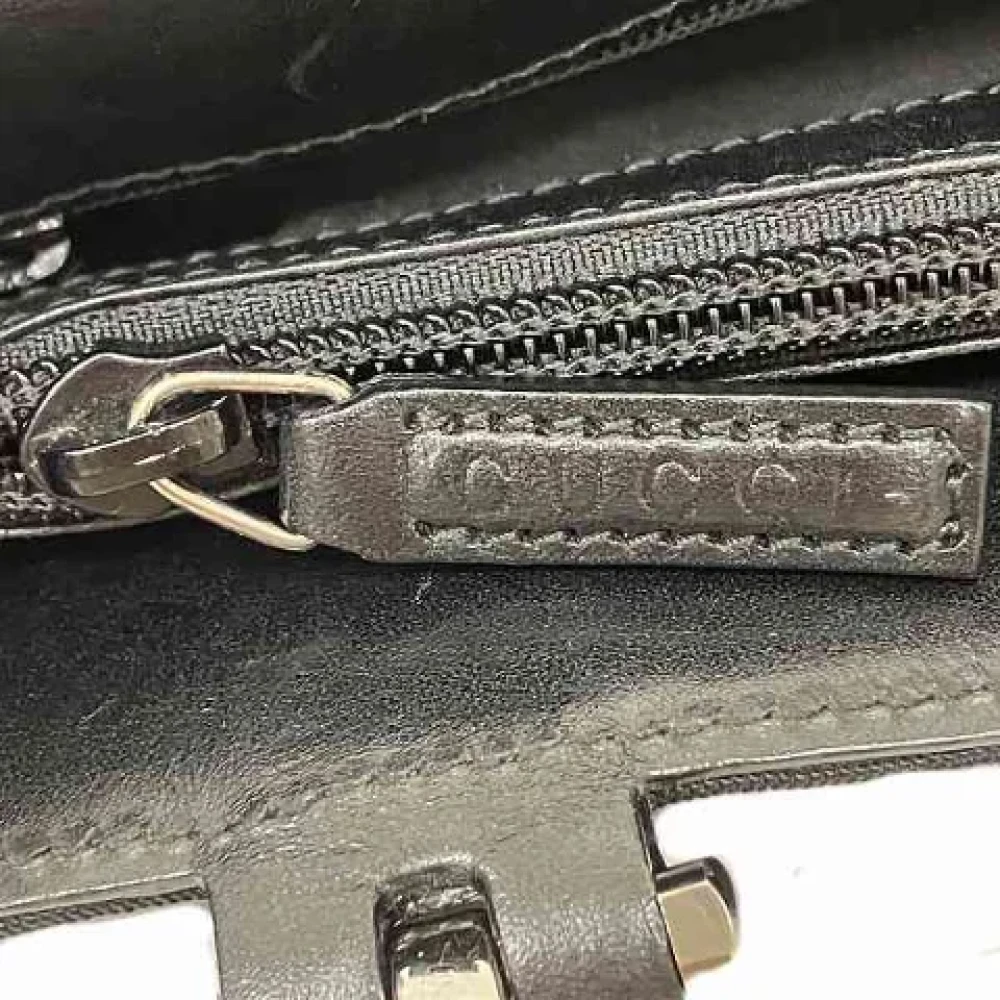 Gucci Vintage Pre-owned Canvas handbags Black Dames