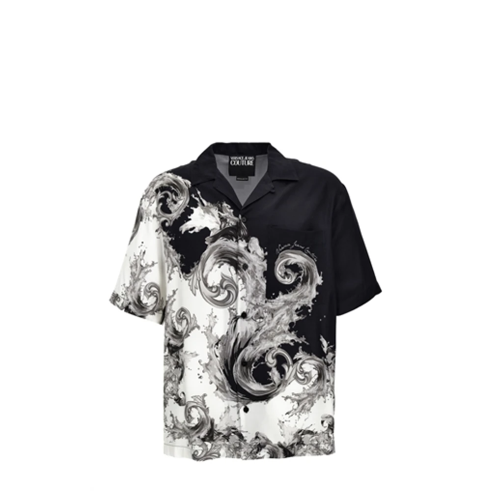 Versace Jeans Couture Men's Multicolor Short Sleeve Shirts, L, Short Sleeve Shirt