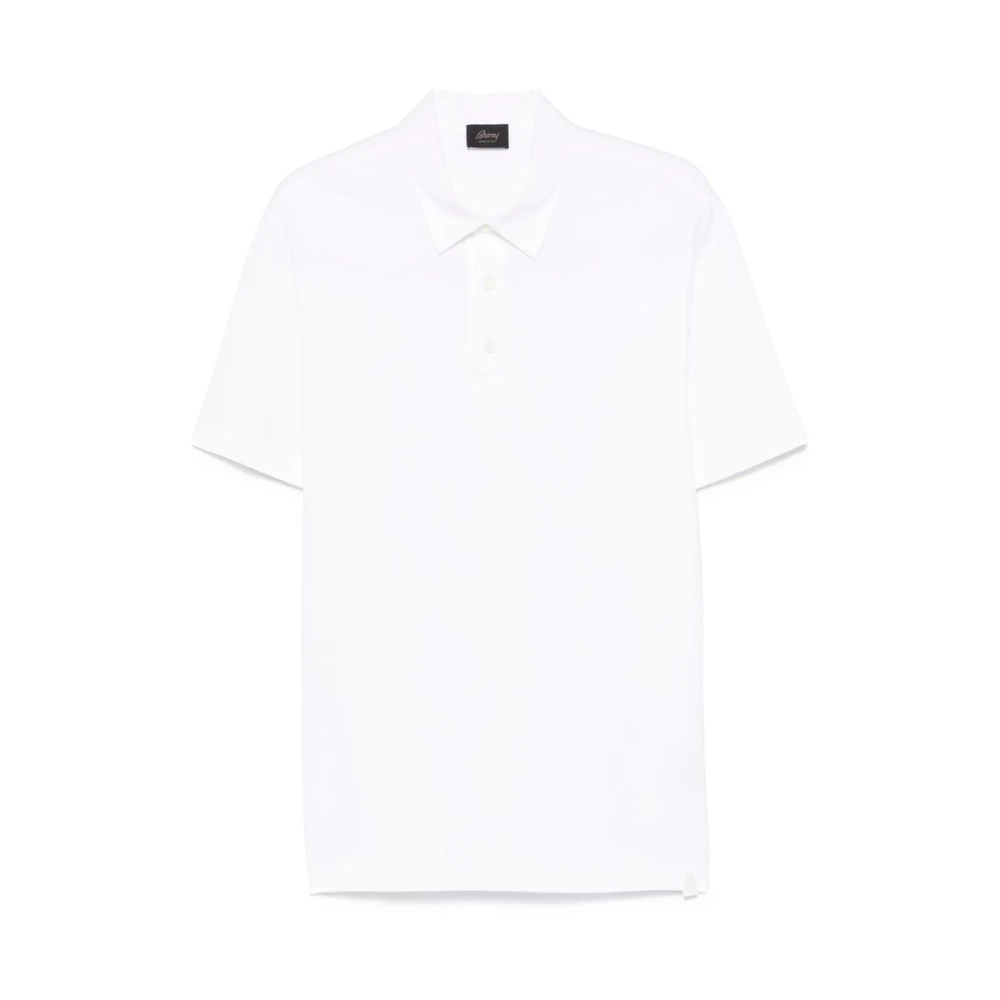 Brioni Witte Trui met Korte Mouwen White Heren