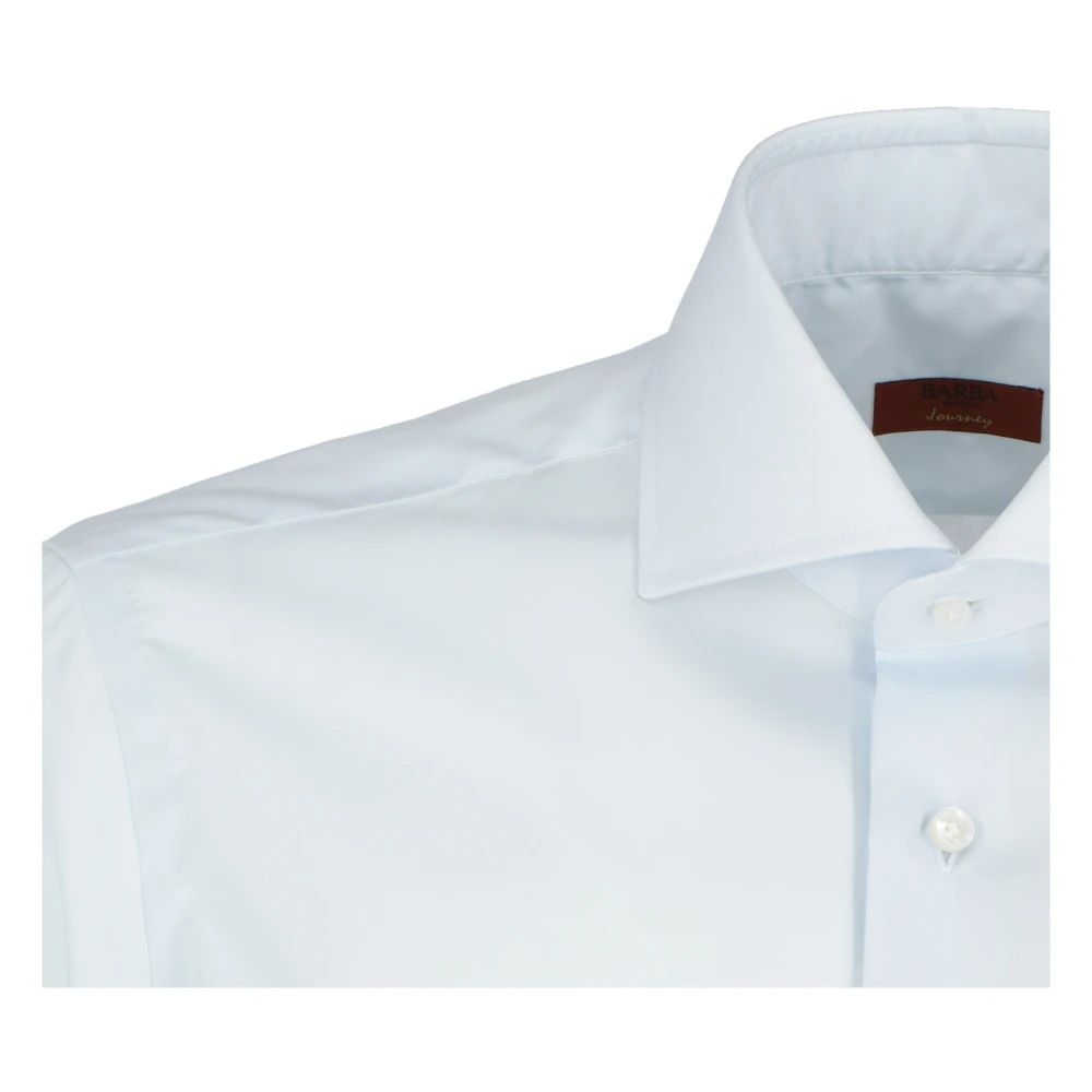 Barba Casual Katoenen Overhemd voor Mannen Blue Heren
