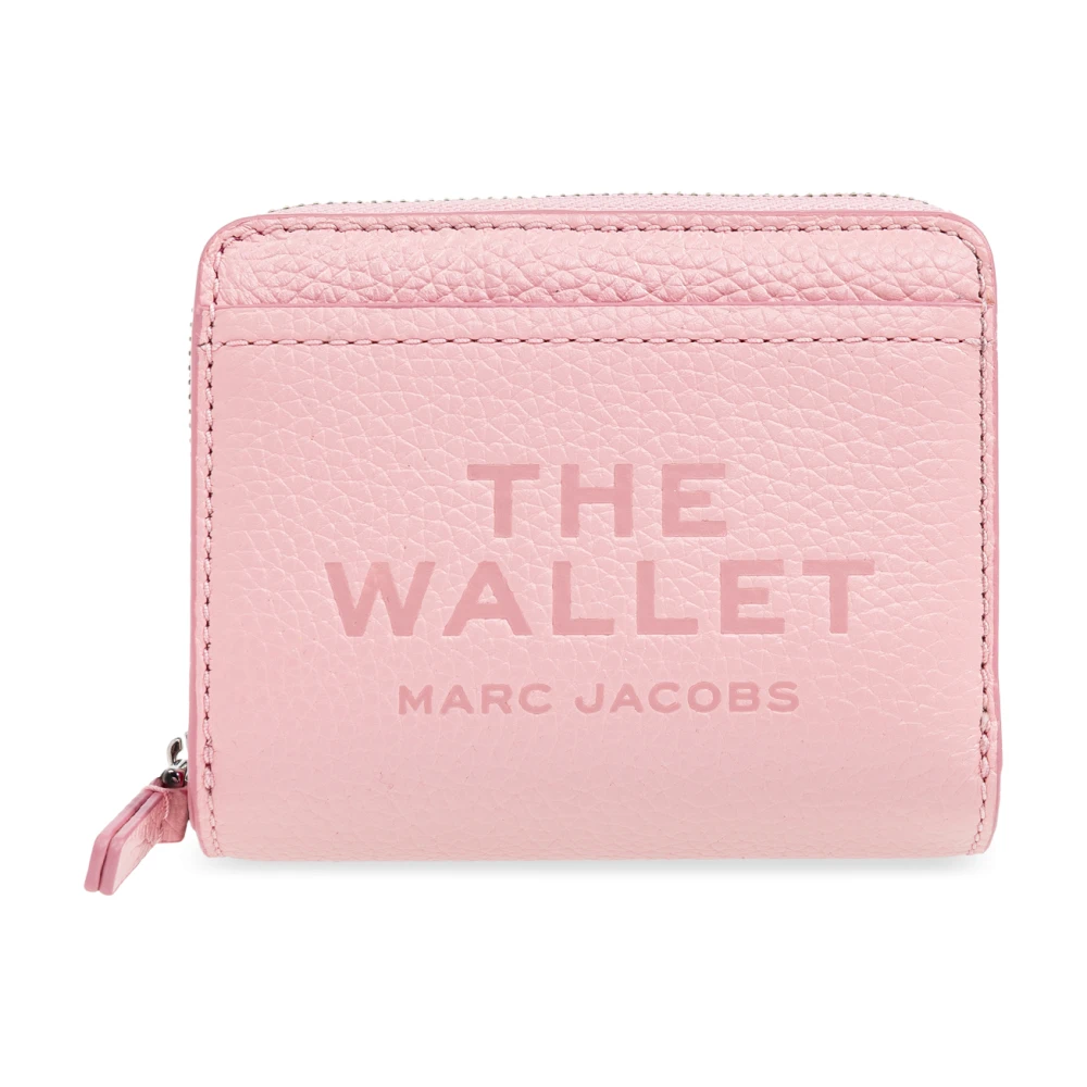 Marc Jacobs Women's Pink The Leather Mini Compact Wallet