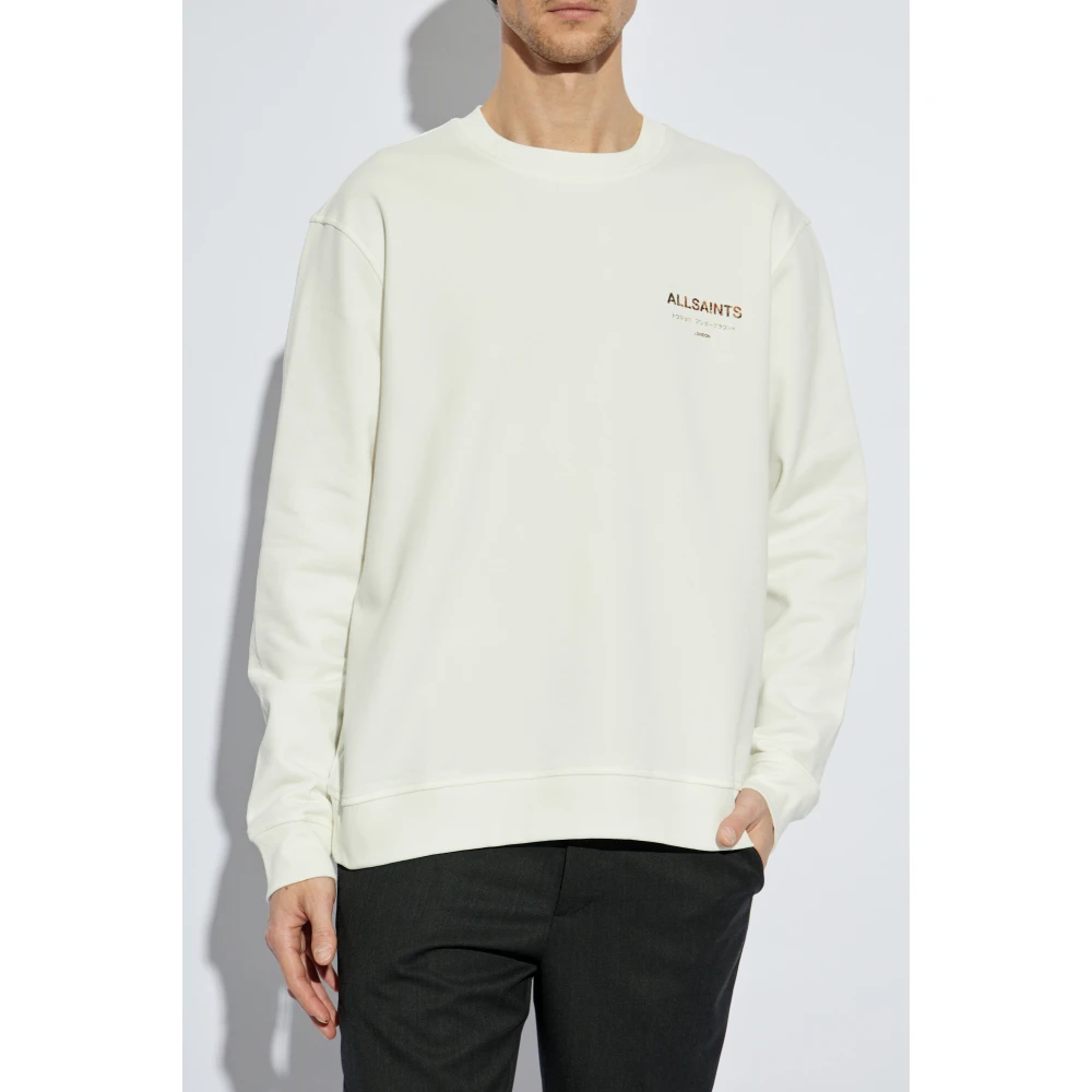 AllSaints Underground Sweatshirt White Heren