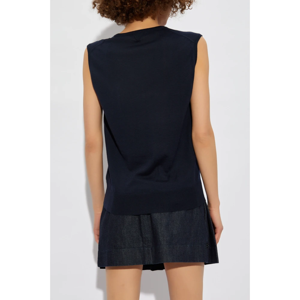 Bottega Veneta Kasjmiervest Blue Dames