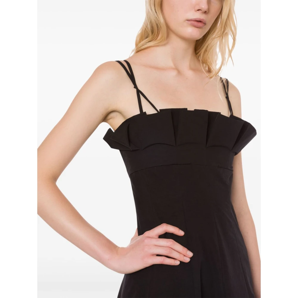 Philosophy di Lorenzo Serafini Zwarte Elegante Jurk Black Dames