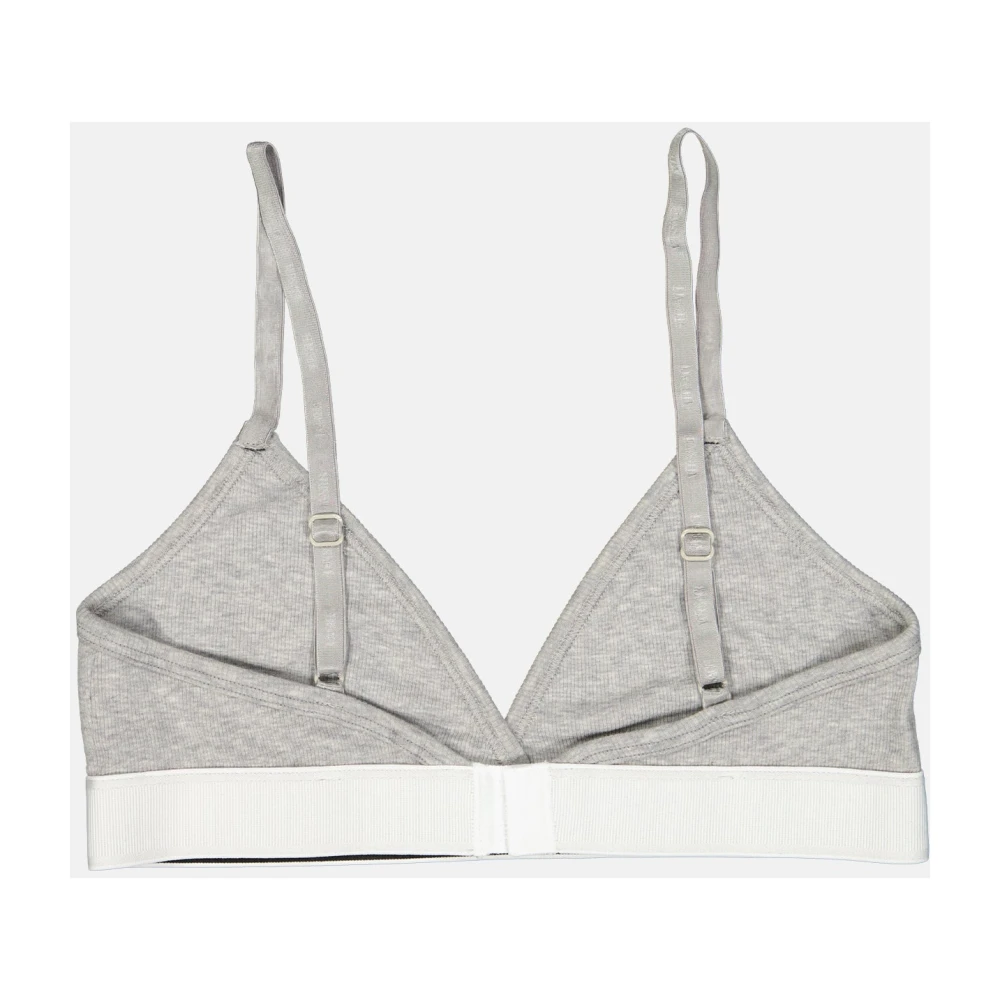 Versace Vintage '90s Brassiere Driehoek V-hals Gray Dames