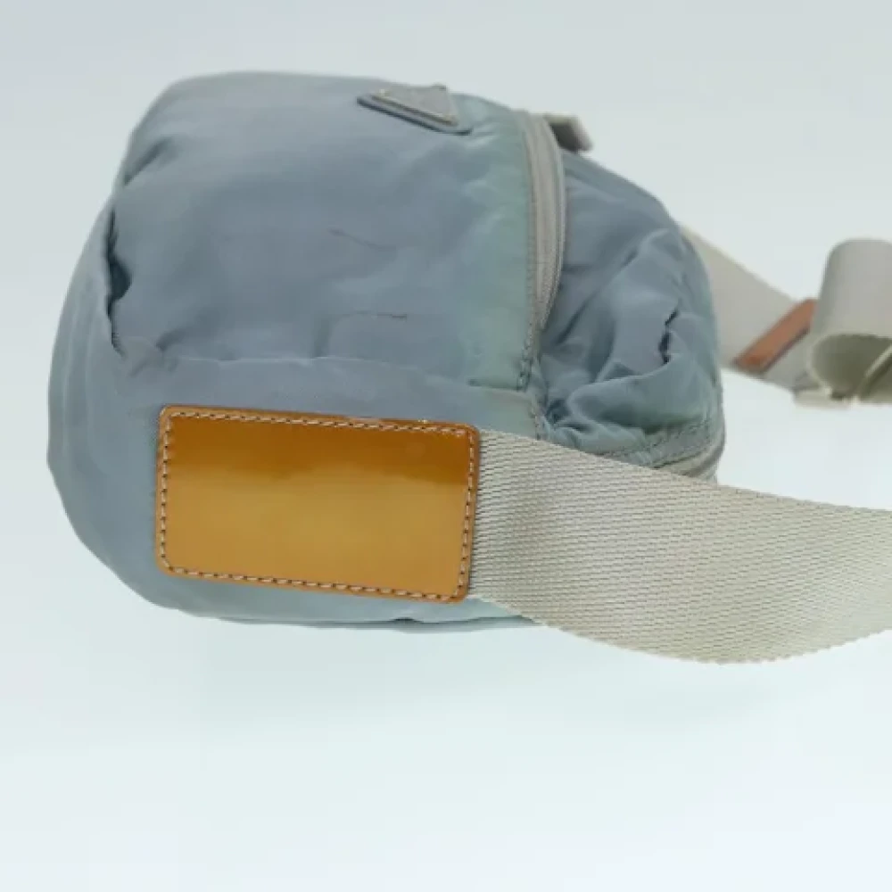 Prada Vintage Pre-owned Fabric prada-bags Blue Dames