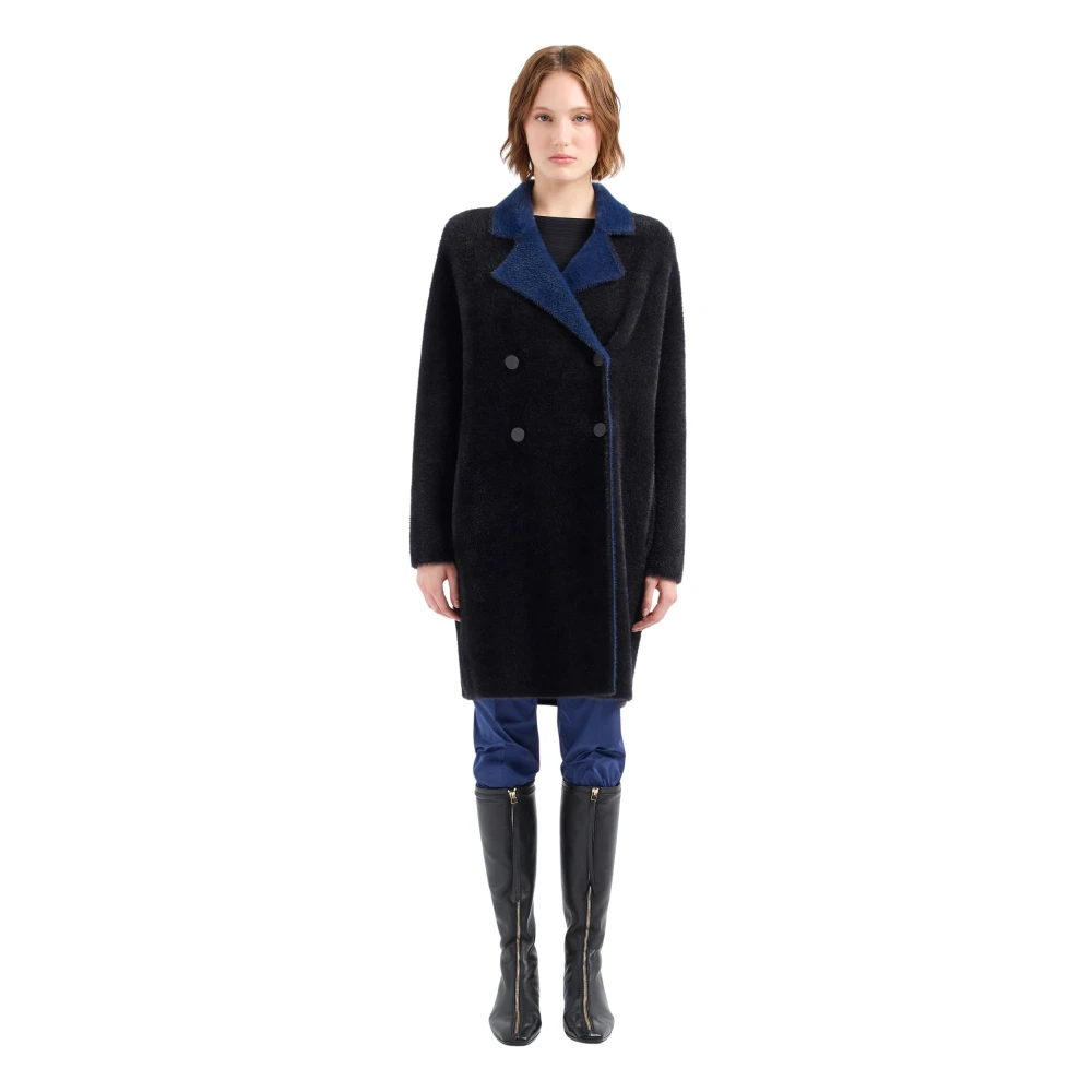Coats > Double-Breasted Coats - - Emporio Armani - Modalova