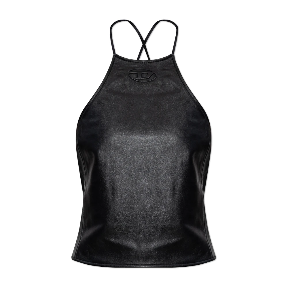 Diesel Donna Nero Top, S, New,