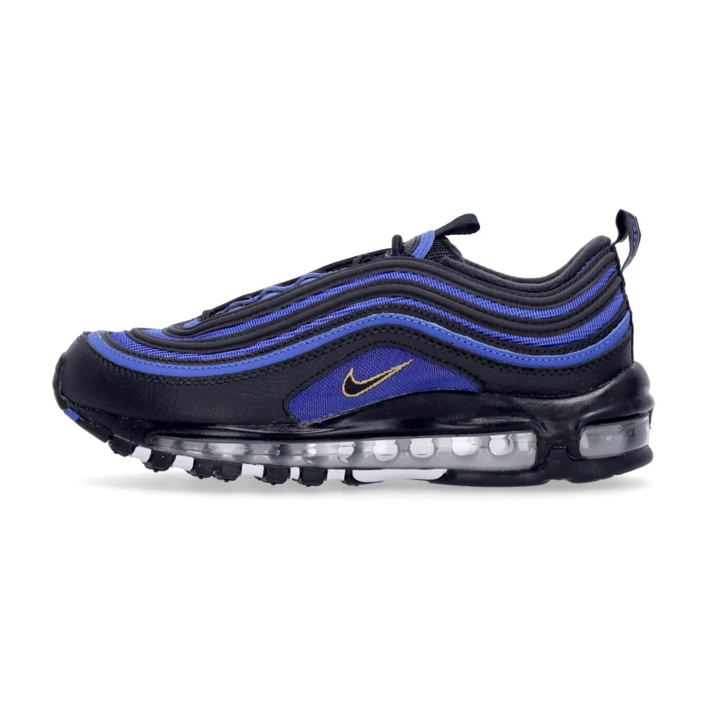 Nike Multicolor Trainers, Male, 2 Uk, Air Max 97 Low Sneaker Black/Gold/Blue