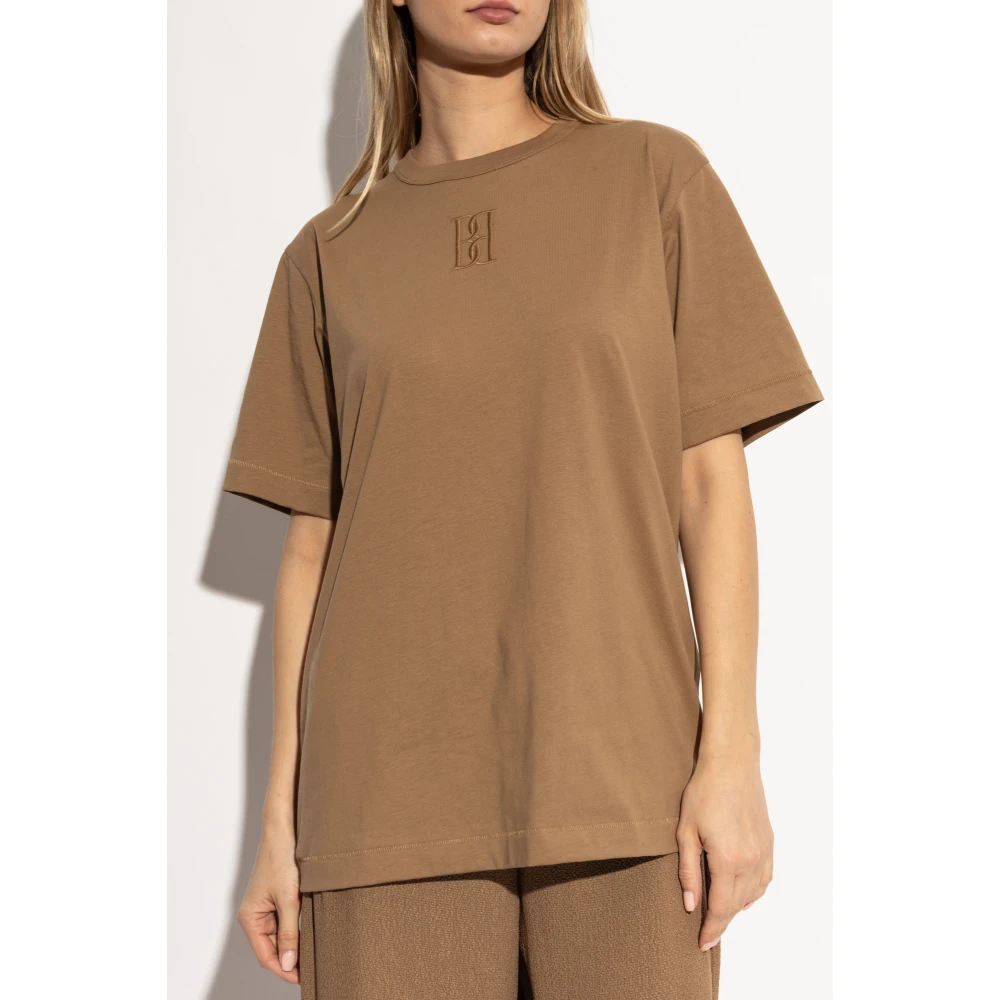 By Malene Birger T-shirt Fayeh By Herenne Birger Brown Dames