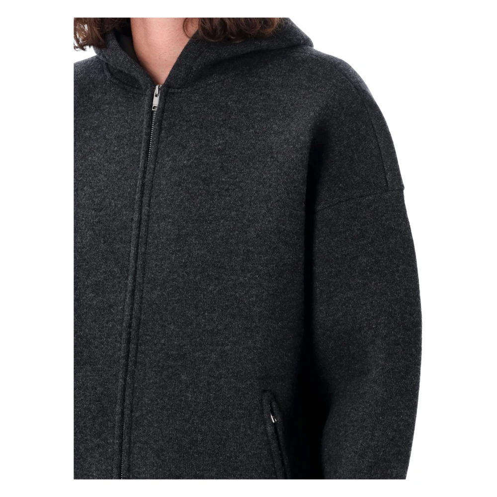 Isabel marant Igor Hooded Jacket Antracite Outerwear Black Heren