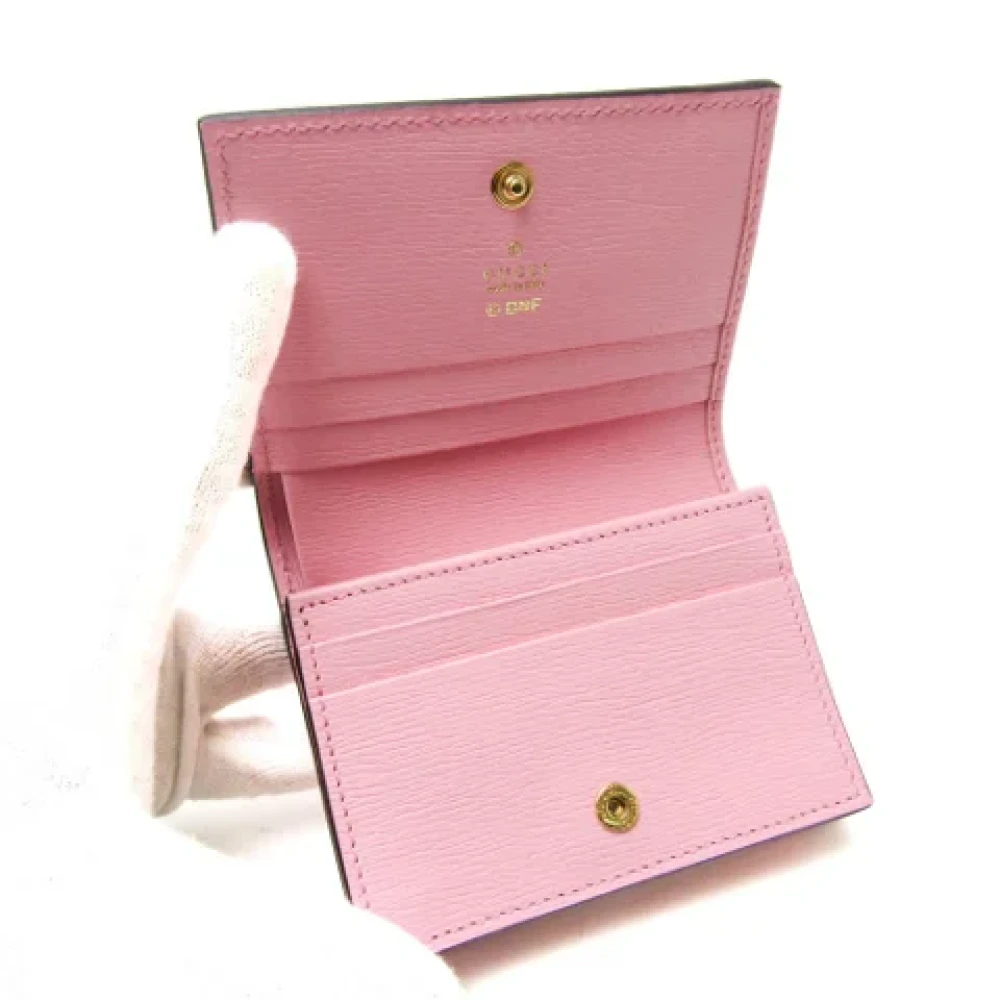 Gucci Vintage Pre-owned Leather wallets Pink Dames