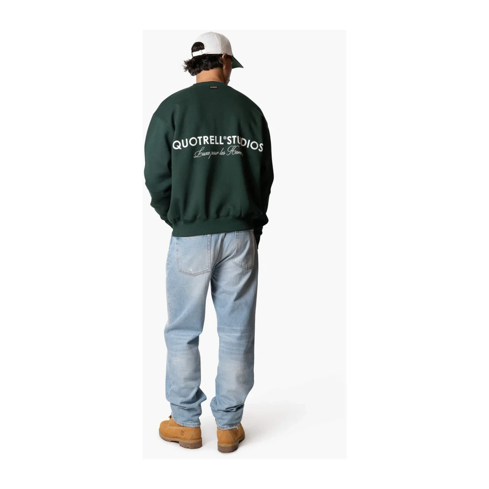 Quotrell Groene Heren Sweater voor Herfst Winter Green Heren