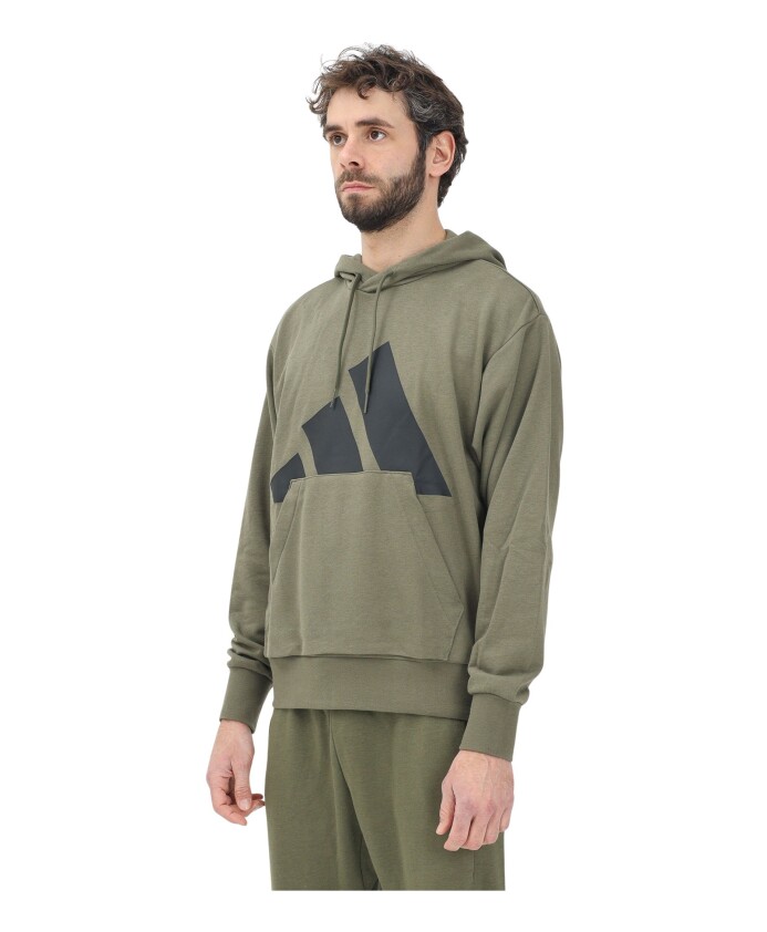 sweat-a-capuche-vert-essentials-big-logo