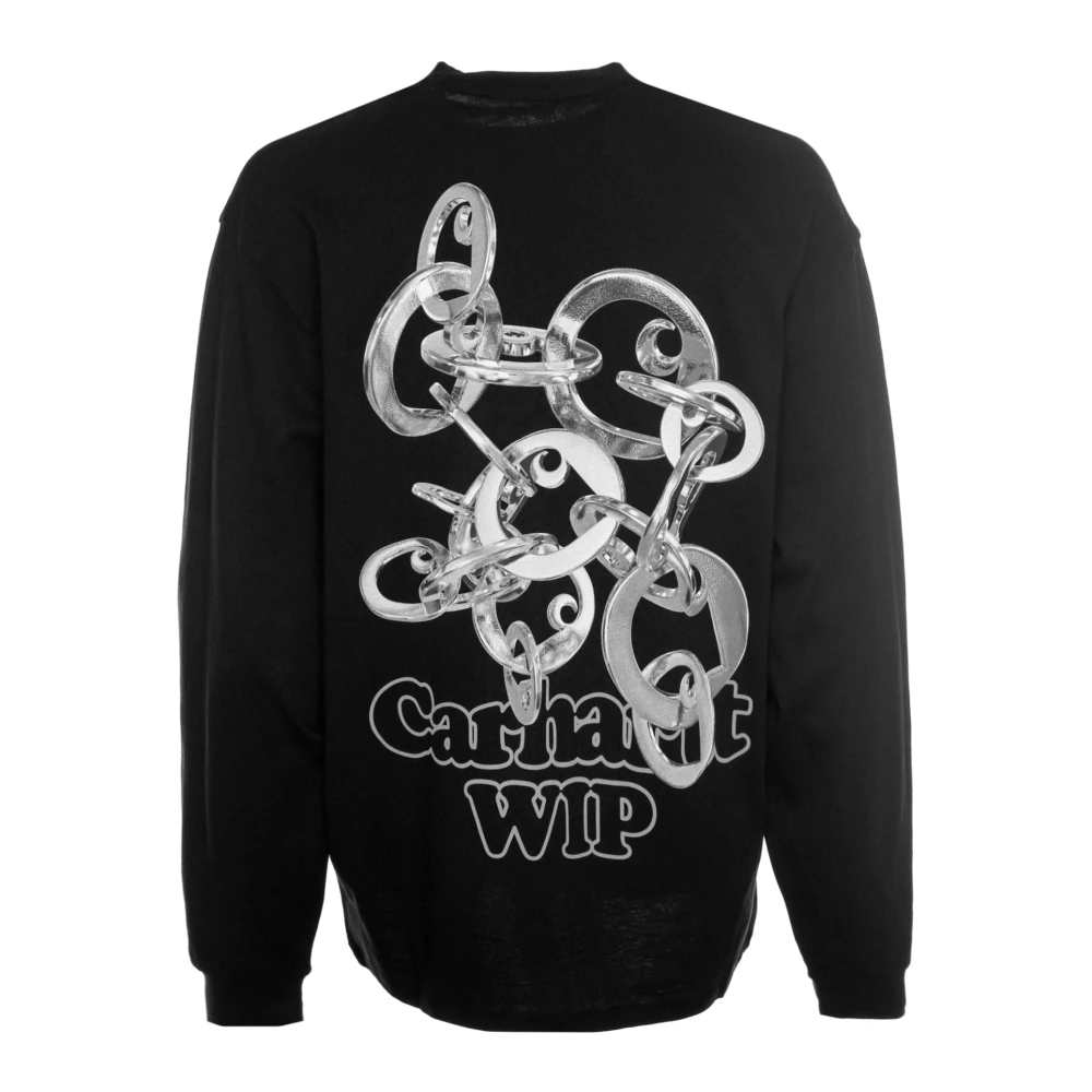 Carhartt WIP Charm Linked Longsleeve Shirt Black Heren