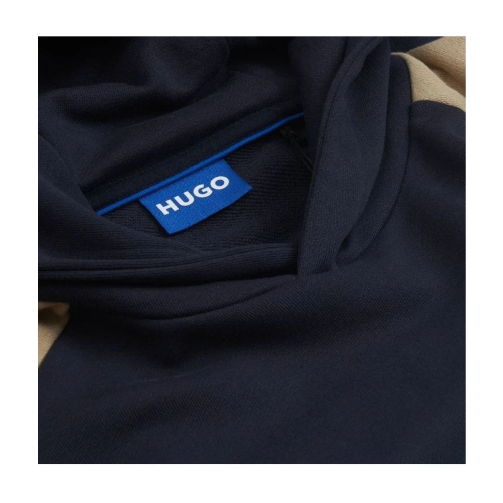 Hugo Boss Heren Nakihood Sweater Blue Heren