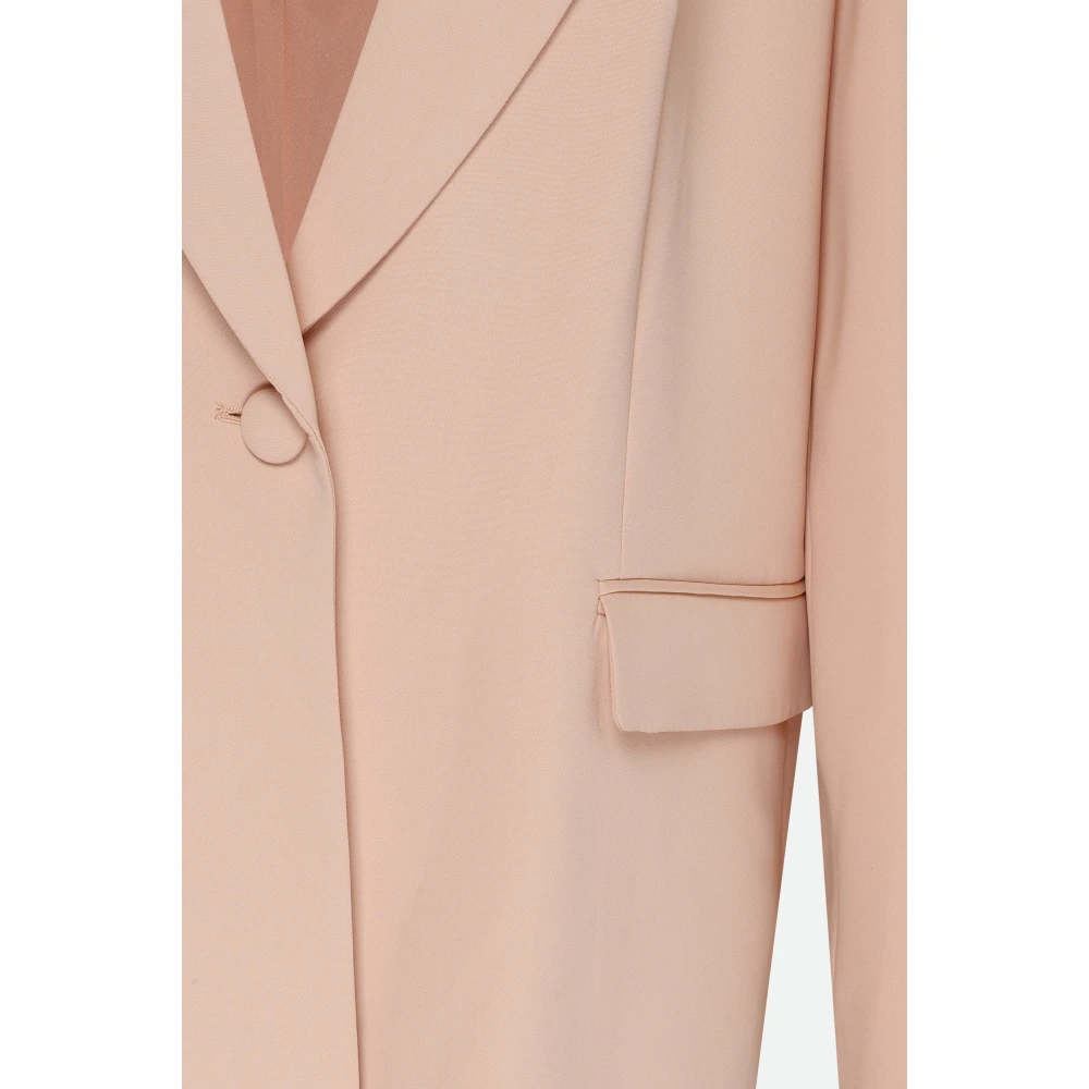 Twinset Roze Blazer met Knoopsluiting Pink Dames