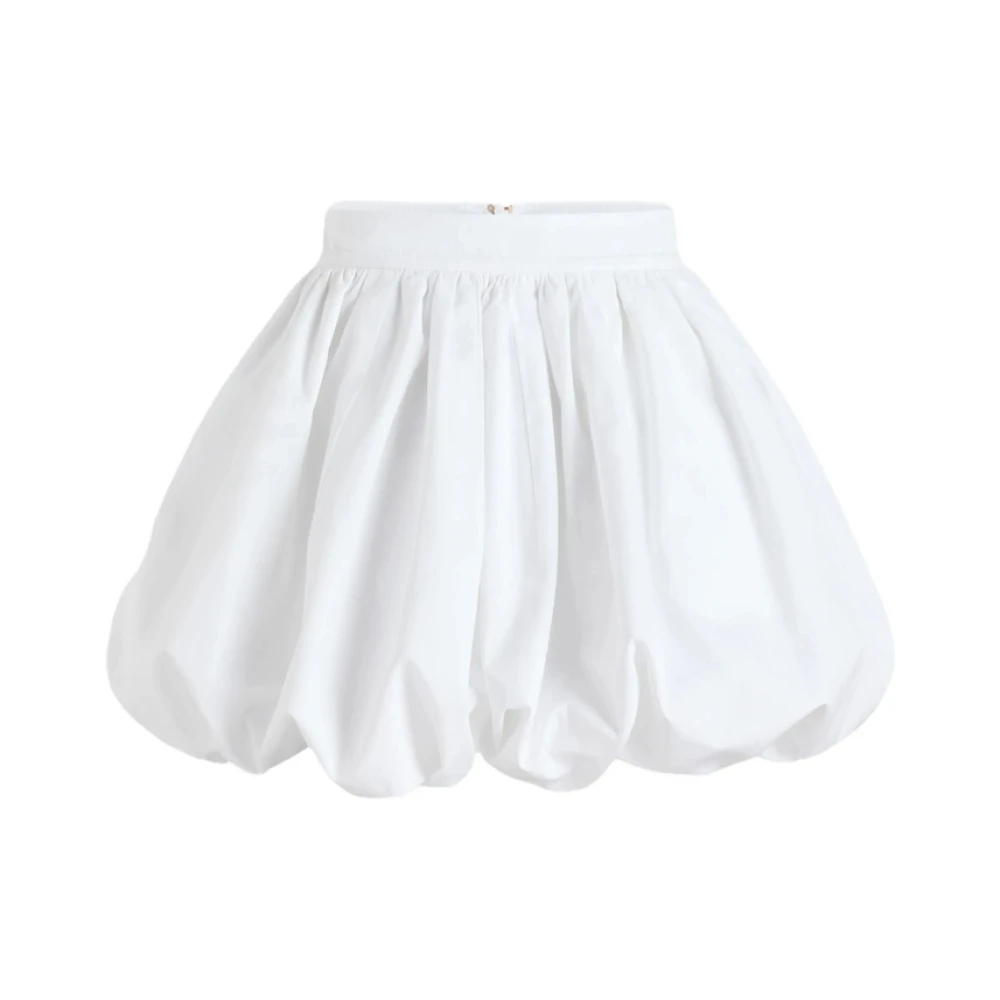 Patou Women's White Bloomer Mini Skirt