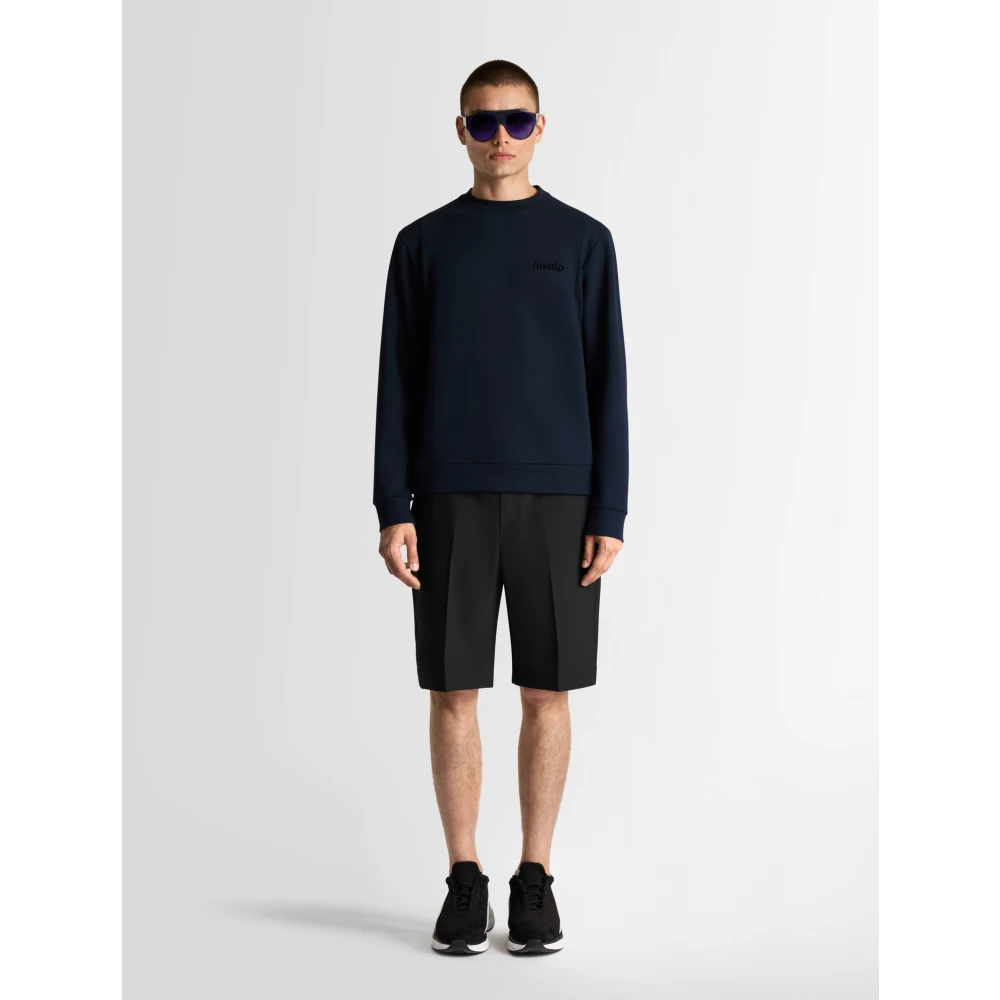 Fusalp Gestructureerde Lichtgewicht Sweatshirt Blue Heren