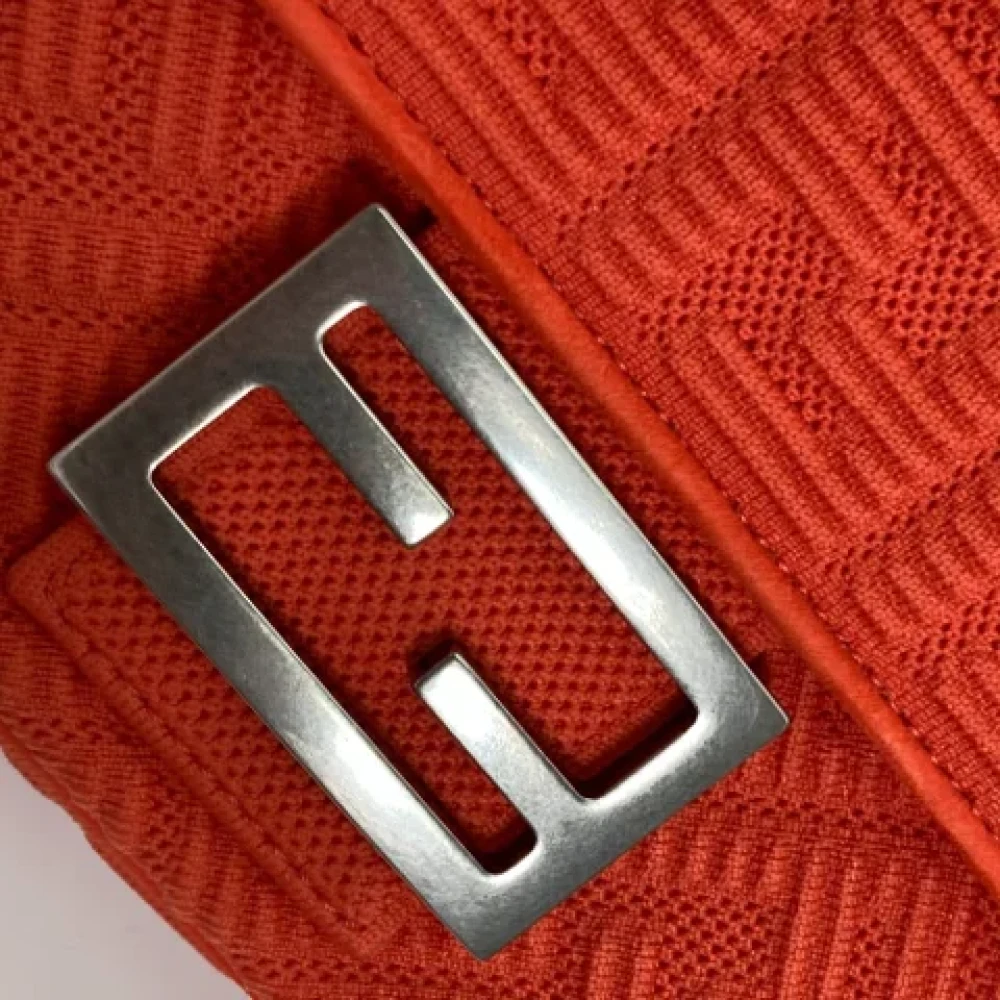 Fendi Vintage Pre-owned Canvas fendi-bags Red Dames