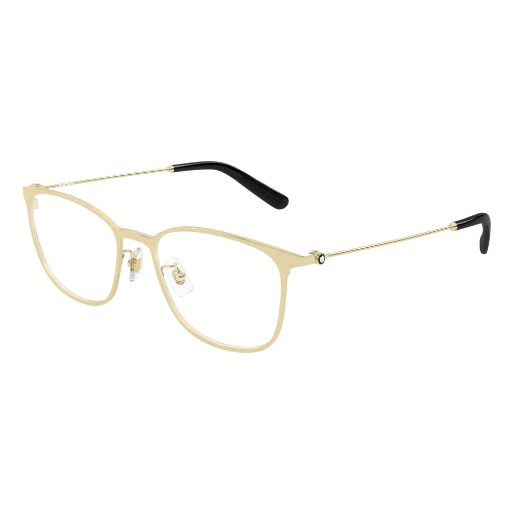 Montblanc Men's Yellow Glasses, 57 Mm, Mb0463ol Optical Frame