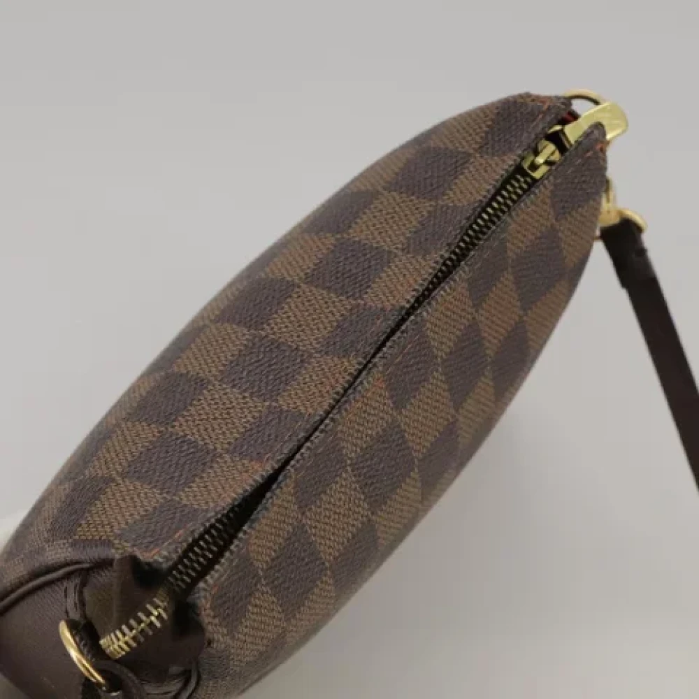 Louis Vuitton Vintage Pre-owned Canvas clutches Brown Dames