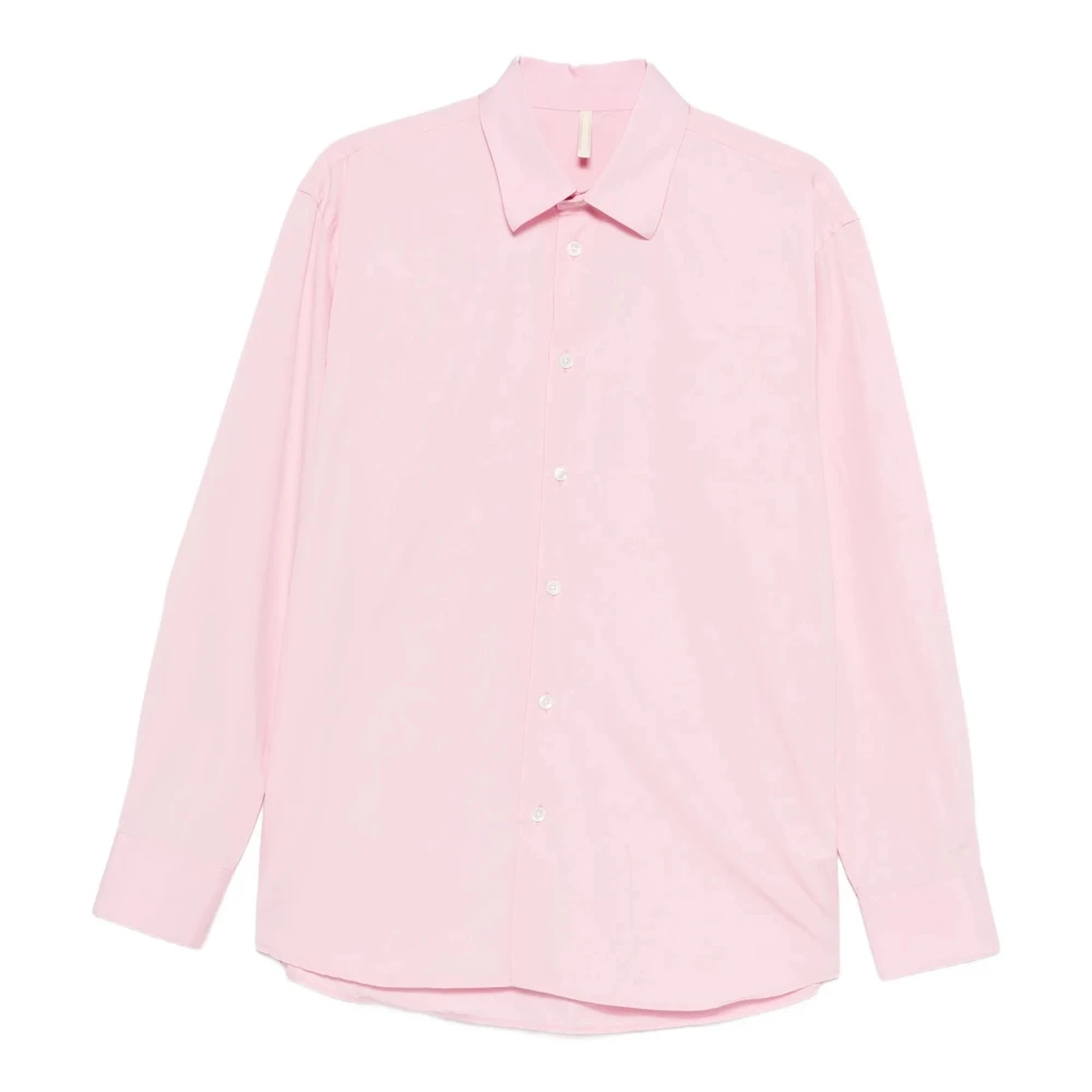 Sunflower Pink Casual Shirts, Male, Xl, Long-Sleeve Shirt