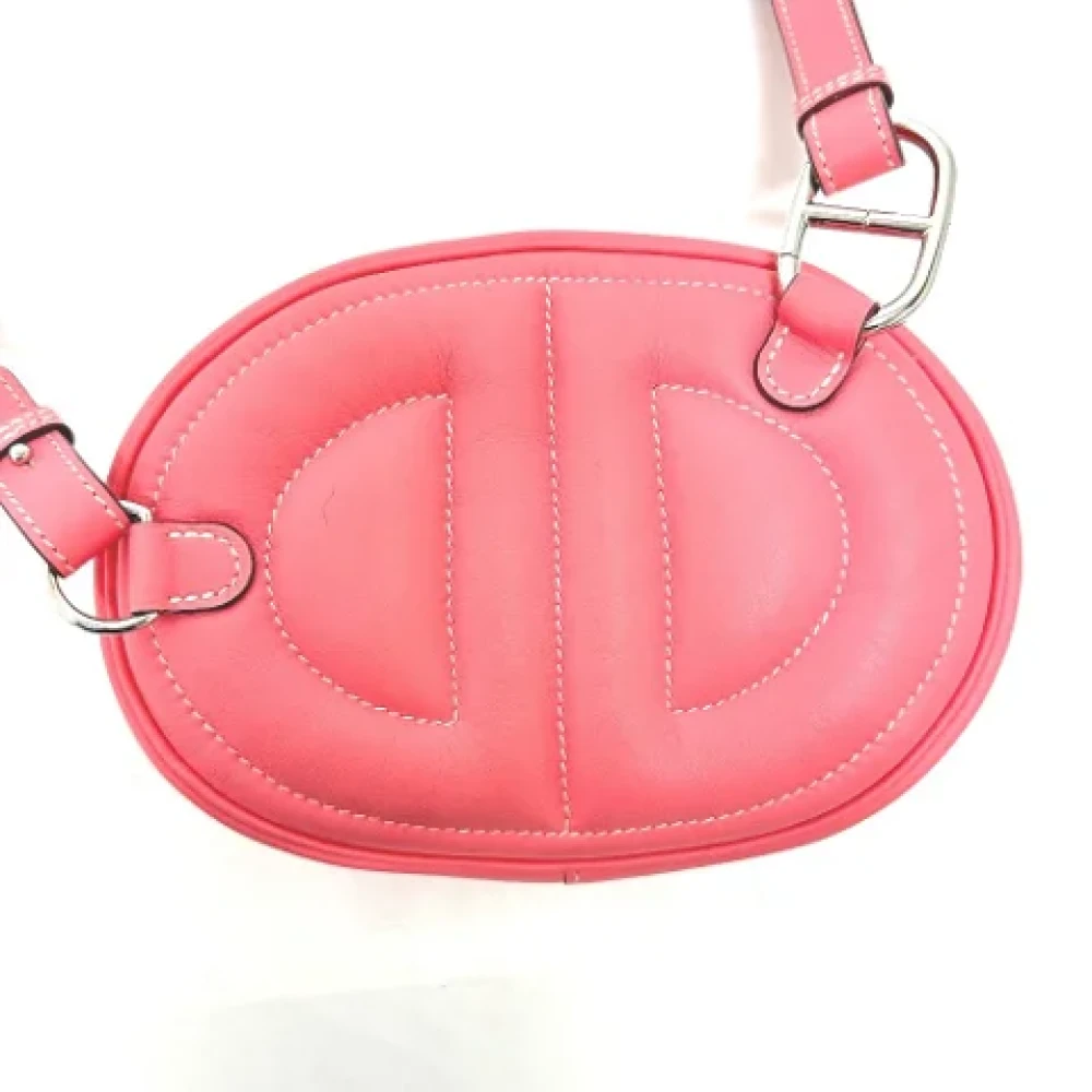 Hermès Vintage Pre-owned Leather shoulder-bags Pink Dames