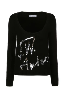 Sequin Logo Ulltröja