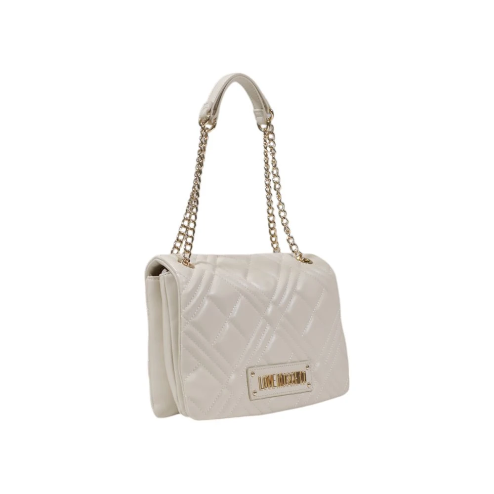 Love Moschino Beige Handtas Lente Zomer Collectie Beige Dames
