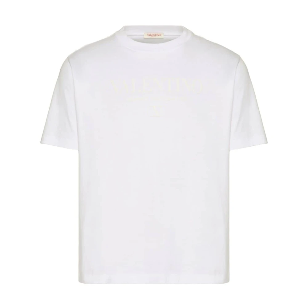 Valentino Garavani Witte T-shirts Polos voor mannen White Heren