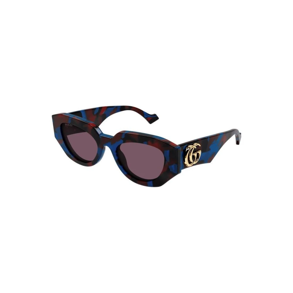 Gucci Women's Multicolor Sunglasses, 51 Mm, Geometric Cat-Eye Sunglasses