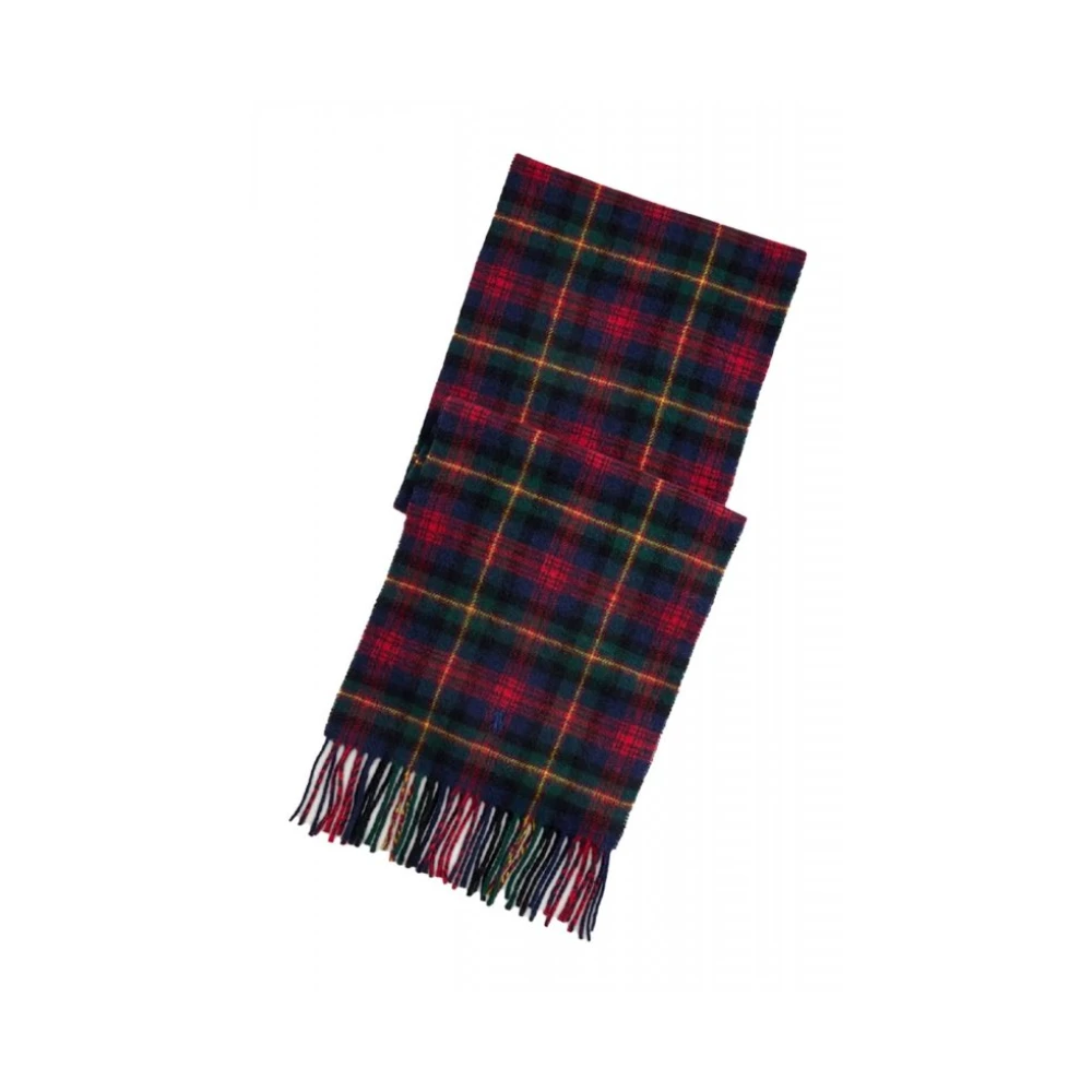 Ralph Lauren Unisex Multicolor Winter Scarves, One Size, Check Scarf