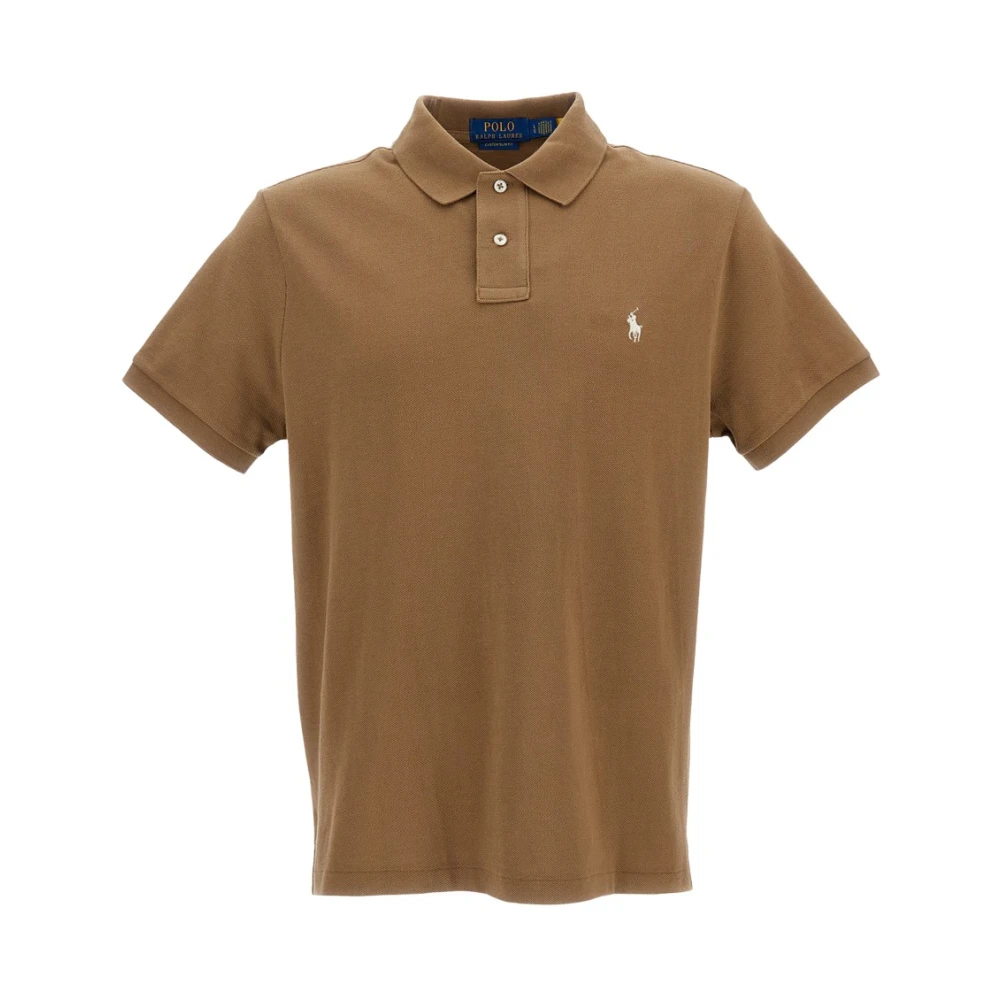 Polo Ralph Lauren Men's Brown Polo Shirts, L, Classica Polo