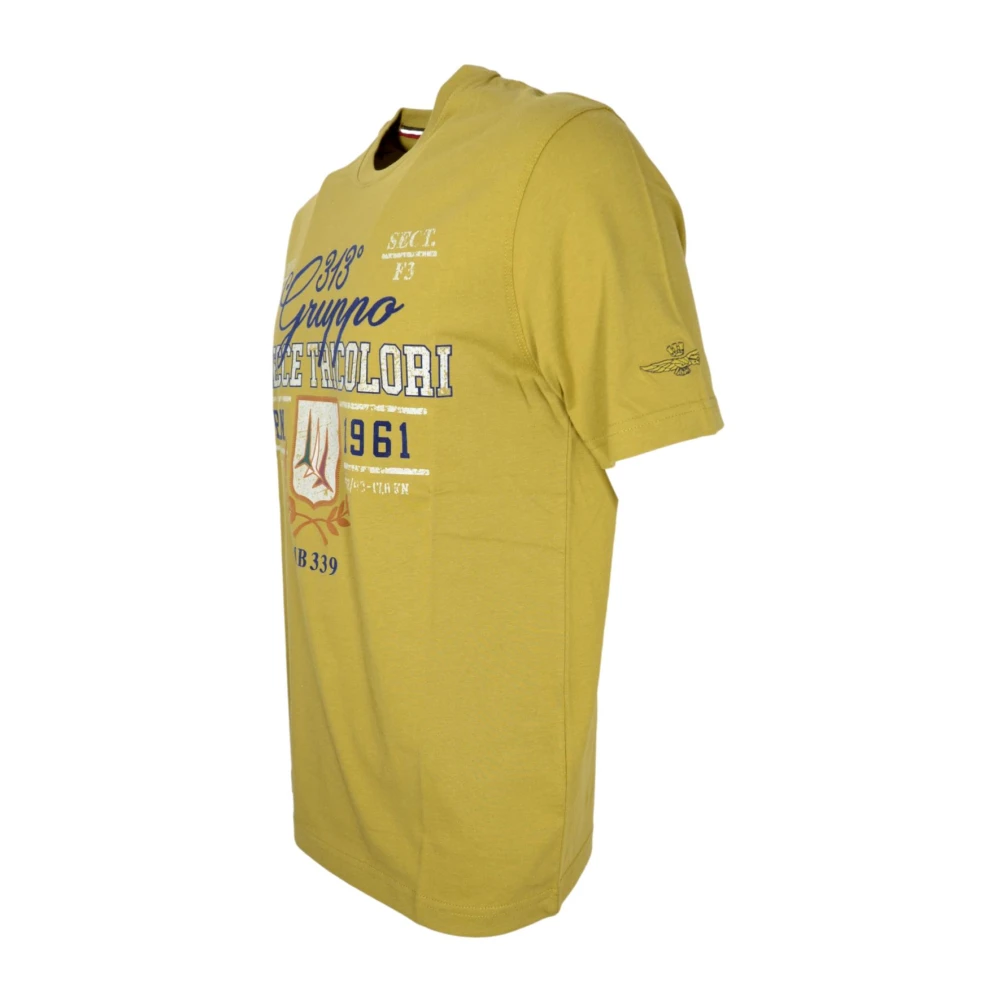 aeronautica militare Shirts Green Heren