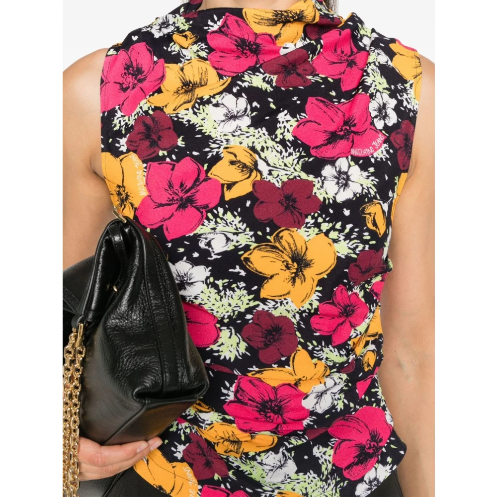 Moschino Bloemenprint Top Multicolor Dames